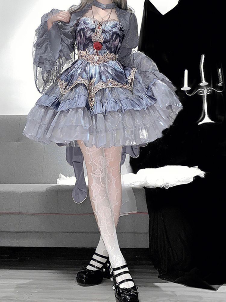 姫袖ケープ付