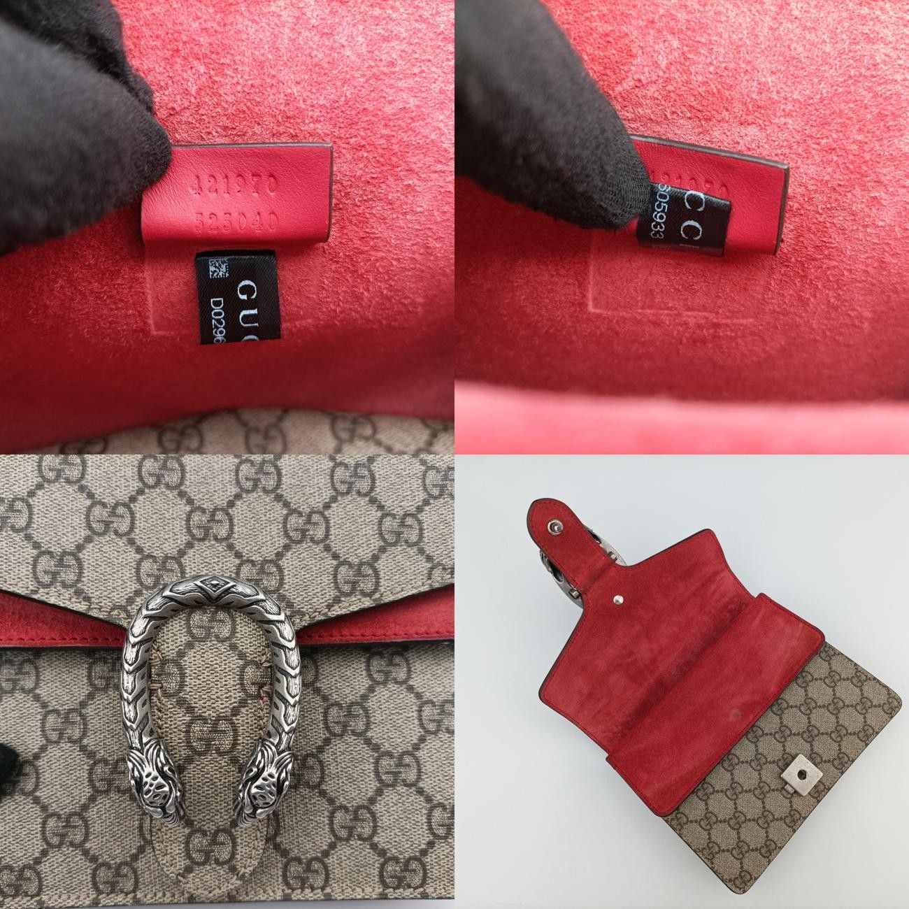 グッチGucciディオニュソスブラウンPVCコーティングキャンバス421970D029605933