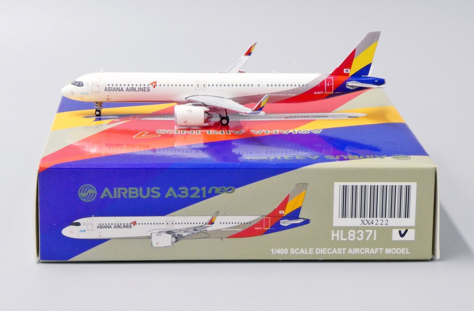 Jcwings アシアナ航空 A321neo HL8371 1|400 XX4222