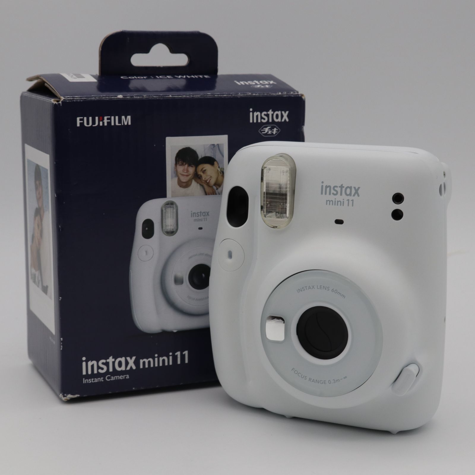 極上品】富士フイルム チェキ instax mini 11 アイスホワイト #860 