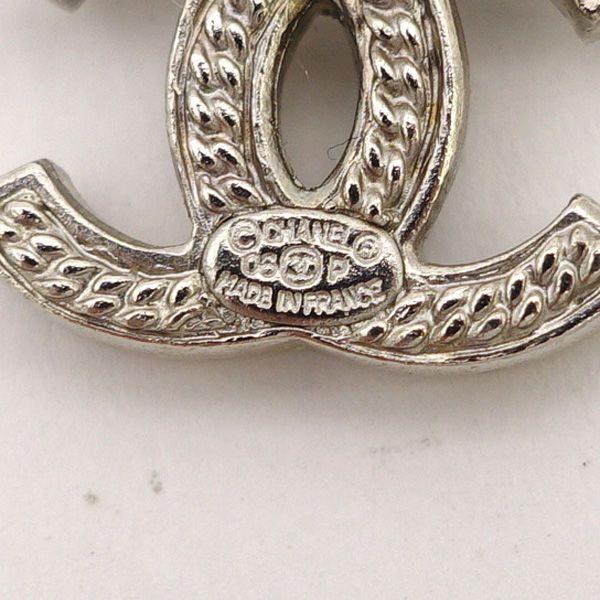 CHANEL / シャネル ◇ココマーク フープ スイング ピアス シルバー 06P  