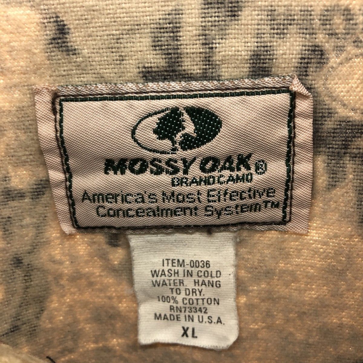 古着 90年代~ モッシーオーク MOSSY OAK 迷彩柄 リアルツリーカモ