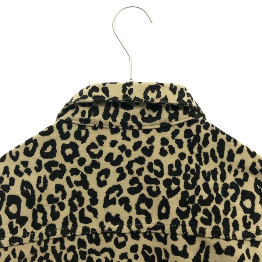 SUPREME (シュプリーム) 22AW Moleskin Work Jacket Leopard レオパード柄モールスキンワークジャケット  ベージュ - メルカリ