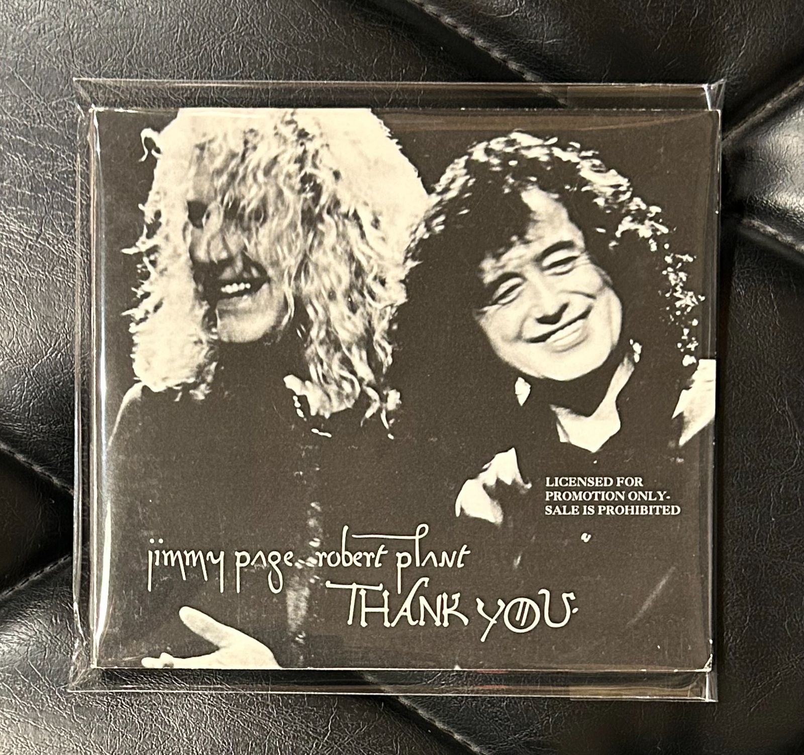 USプロモ盤CD】Jimmy Page - Robert Plant 「Thank You」 ジミー