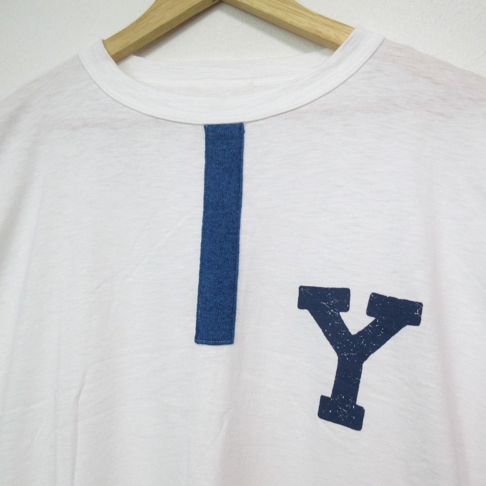 【美品】45R ジンバブエコットン ワンピース R刺繍 フレンチスリーブ 白 美品】45R ジンバブエコットン ワンピース R刺繍 フレンチ