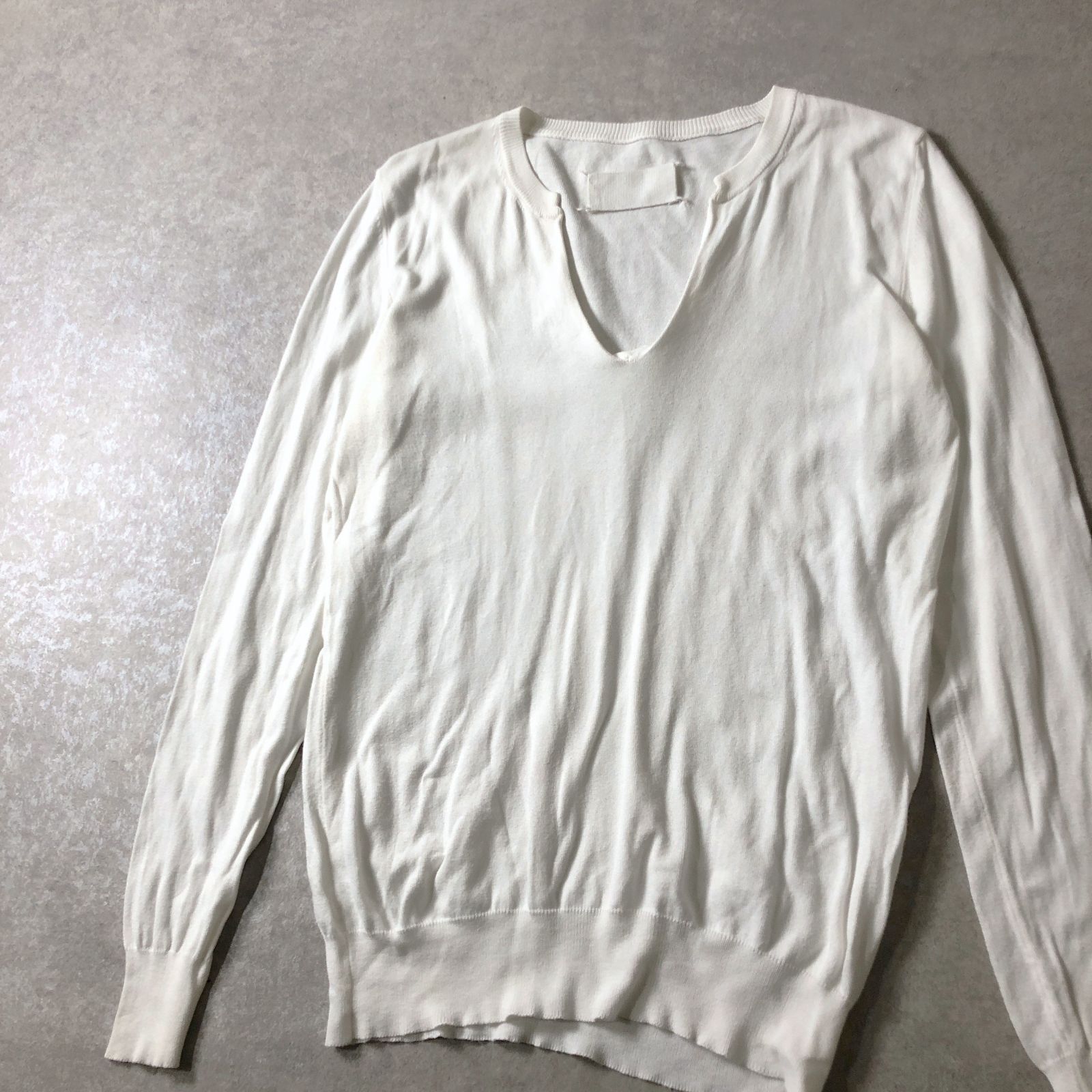 【04AW】Martin Margiela モヘヤ ニット セーター 白タグ 04AW】Martin Margiela モヘヤ ニット セーター 白タグ ファッション