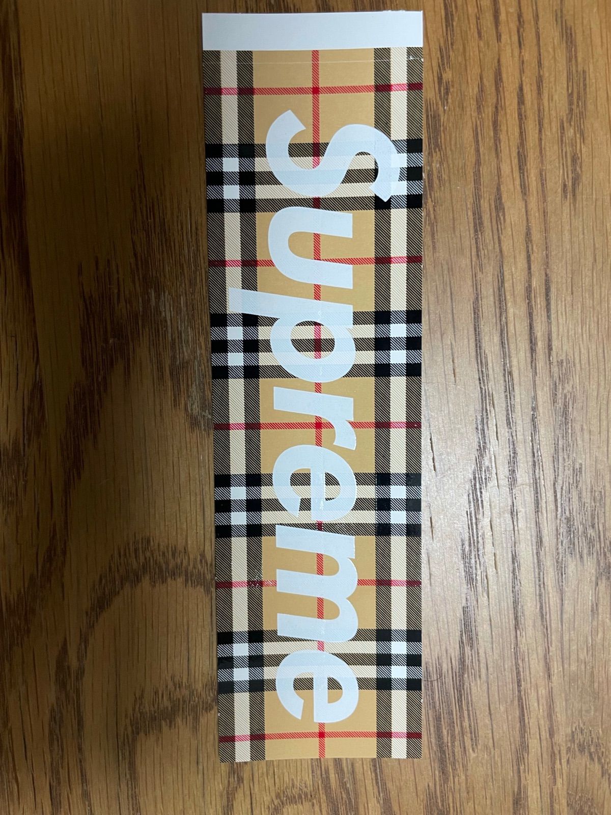 supreme burberry シュプリーム バーバリー ステッカー - メルカリ