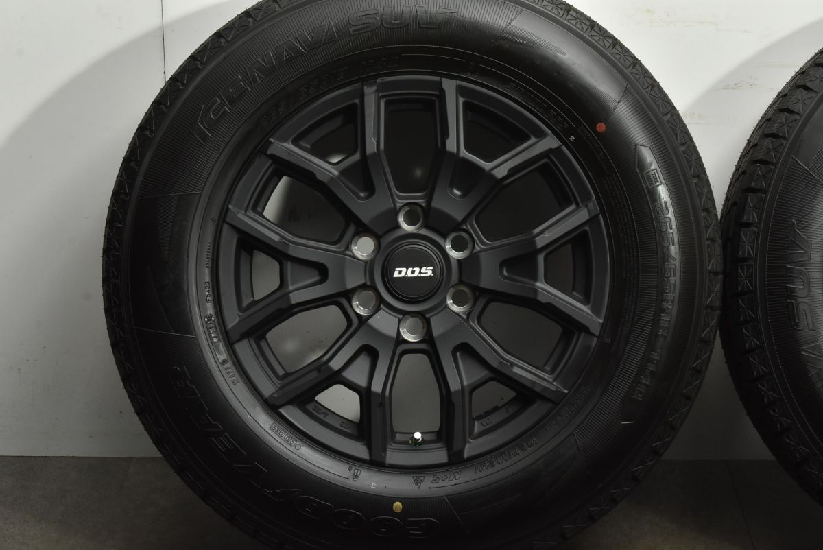 バリ溝 DOS VS-T6 18in 8J 52 PCD139.7 グッドイヤー アイスナビSUV 265 65R18 ランクル 2550 300 レクサス LX600 スタッドレス TRITUETUBI_COM