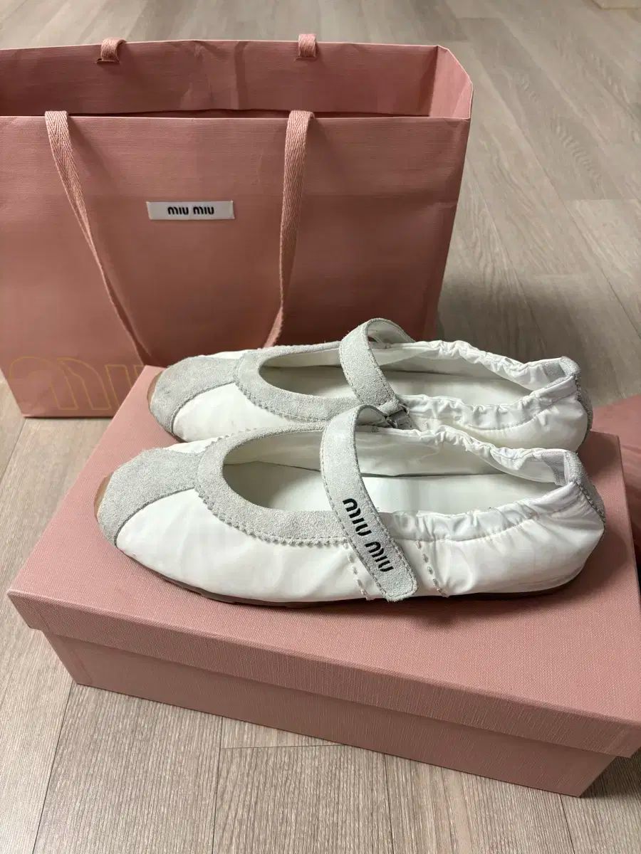 MIU MIU ミュウミュウ スエード フルルーム バレリーナ MARY JANE メリージェーン 36