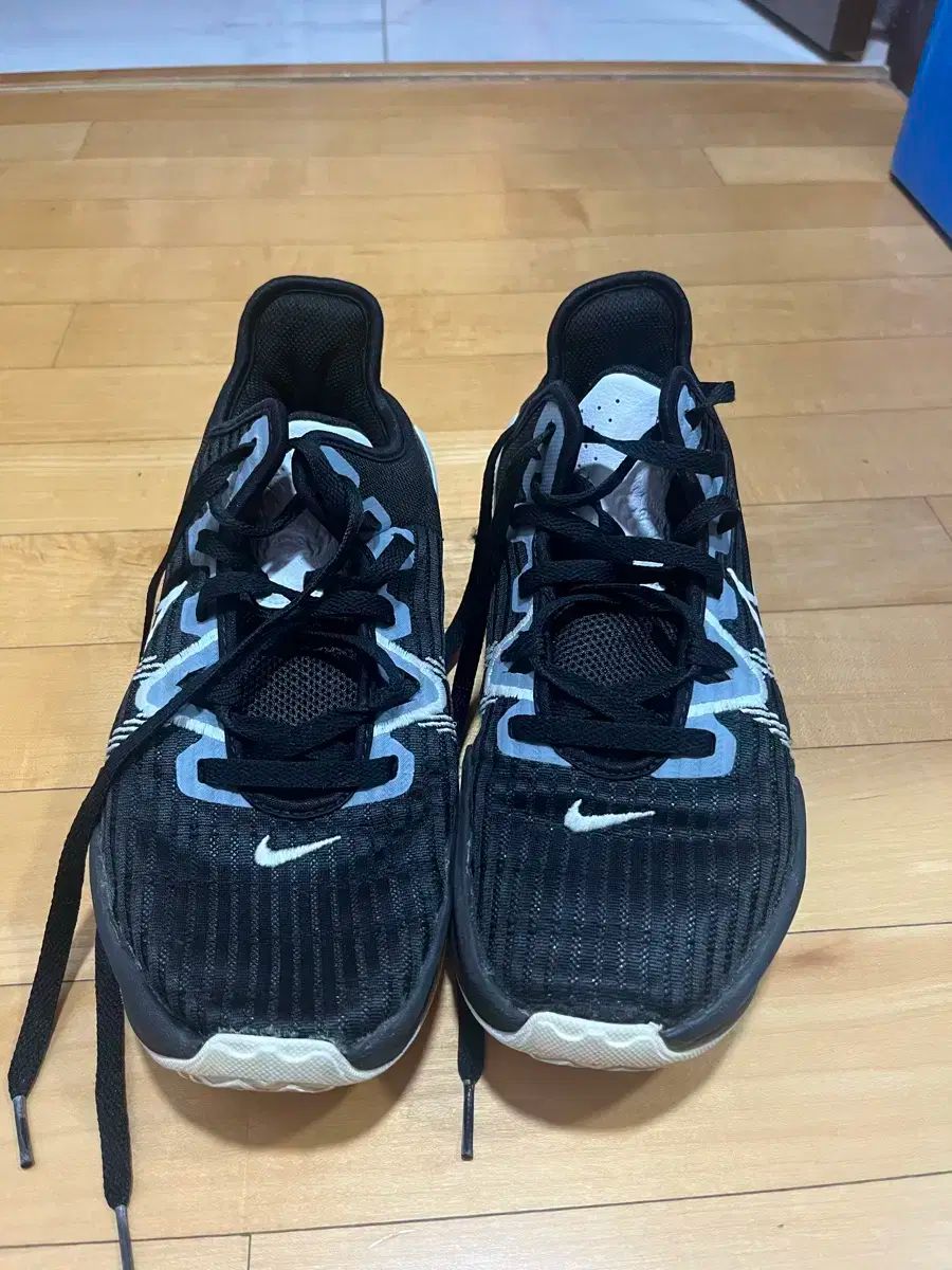 NIKE ナイキ スニーカー 白 ブラック フロアウィンドウ レブロン 靴 サイズ 265