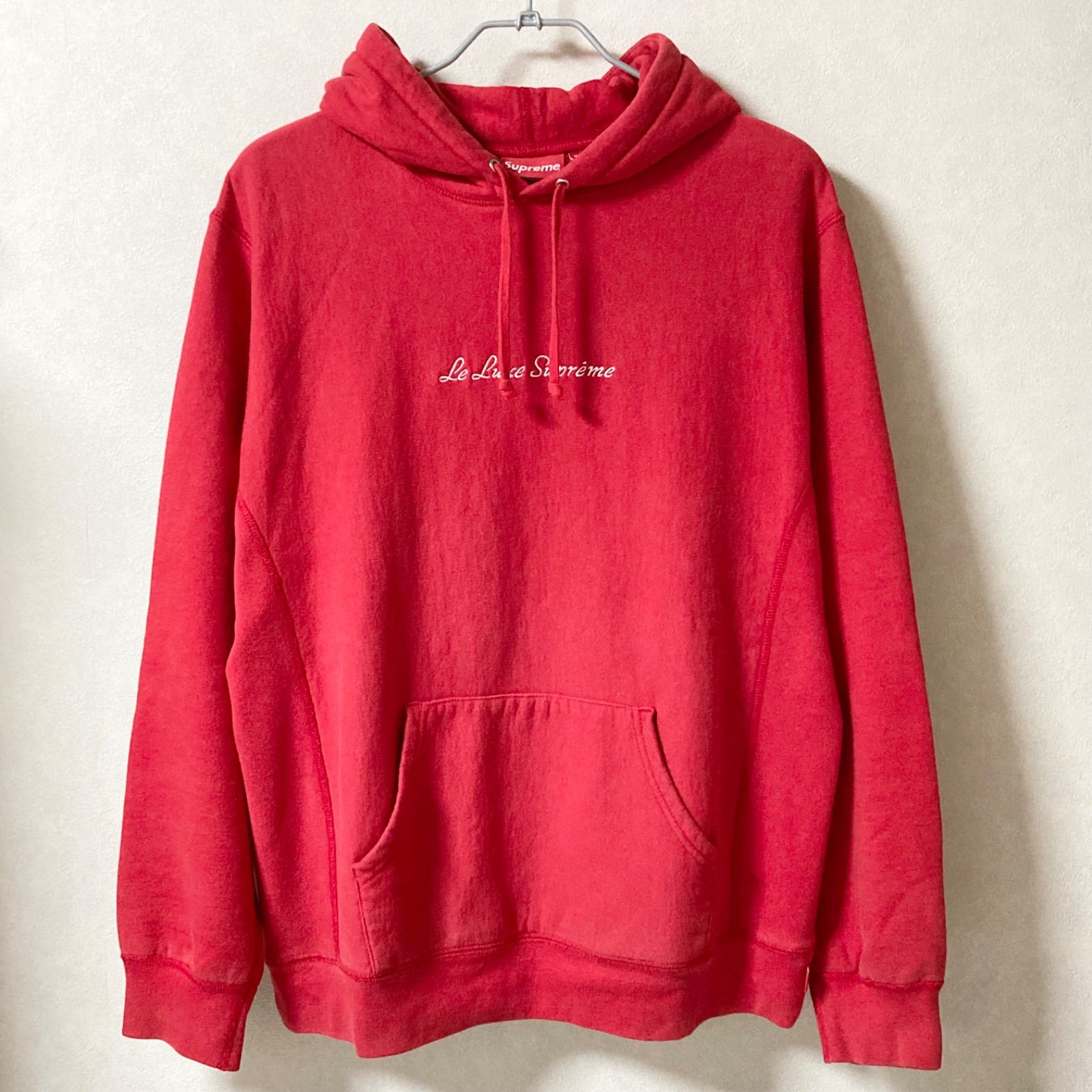 □鑑定済み□Supremeシュプリーム le luxe supreme パーカー 裏起毛 