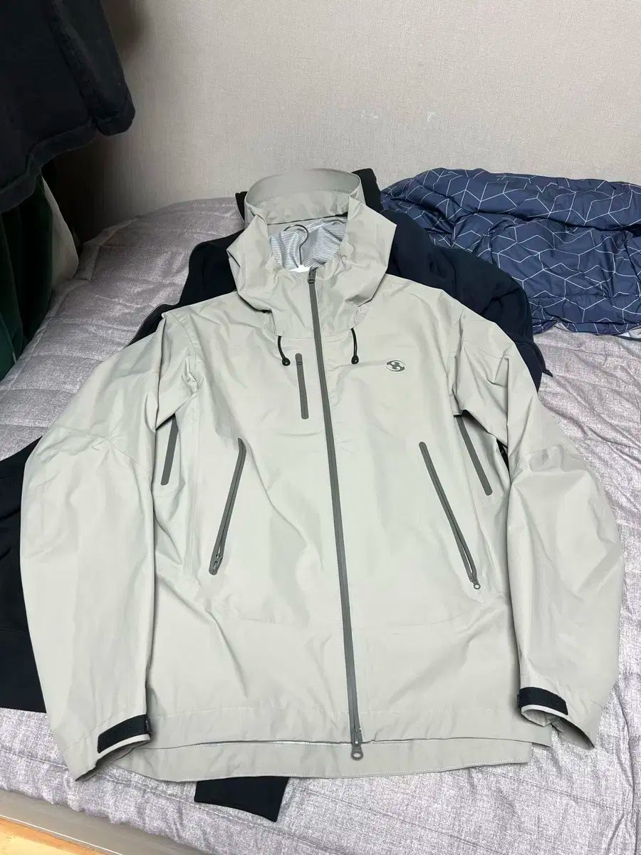 SAN SAN GEAR サンサンギアー ウィンドブロック ジャケット グレー XL フルコンポーネント