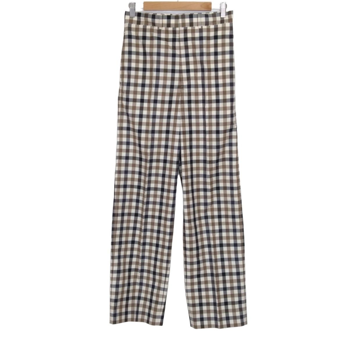 Blaminkブラミンク チェック パンツ サイズ0 Drawer ドゥロワー
