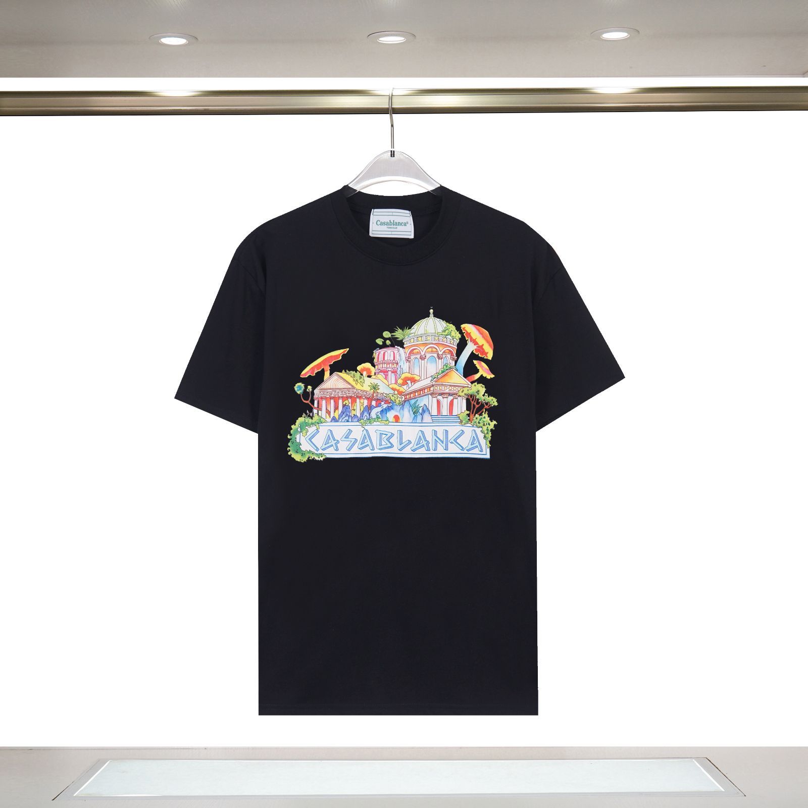 新品未使用 CASABLANCA カサブランカ 半袖 Tシャツ ブラック PPPP - メルカリ