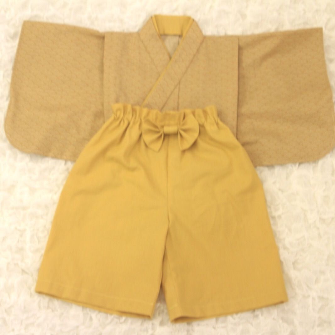 山吹 男の子袴2点セット
