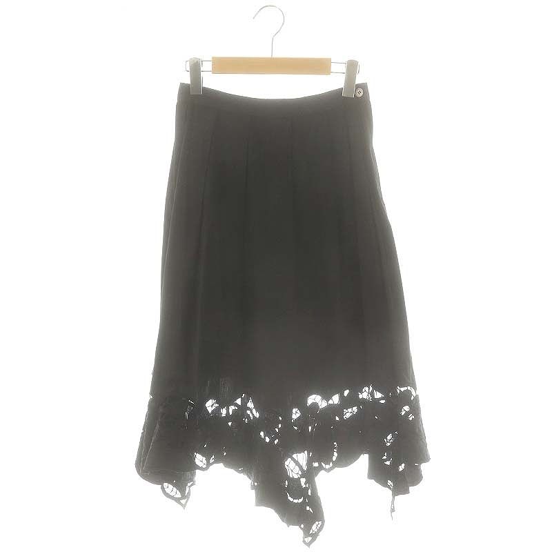 tricot COMM des GARCONS スカート 裾レース 547t*トリコ