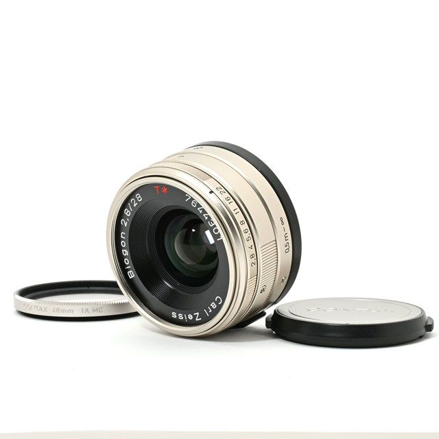 Carl Zeiss Biogon T*28mm F2.8 レンズフィルター付 その他 CONTAX