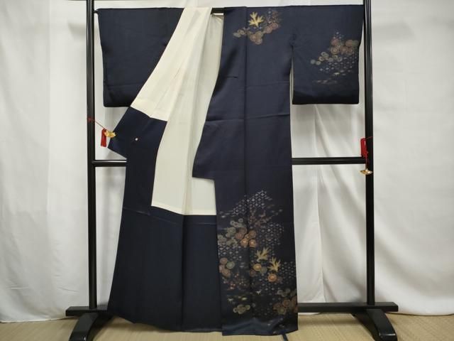 ZF-1047 訪問着 トールサイズ しつけ糸 高級 逸品 紗綾形 地紋 正絹 新品】トールサイズ 訪問着 しつけ糸つき 正絹 裄丈69cm 流水