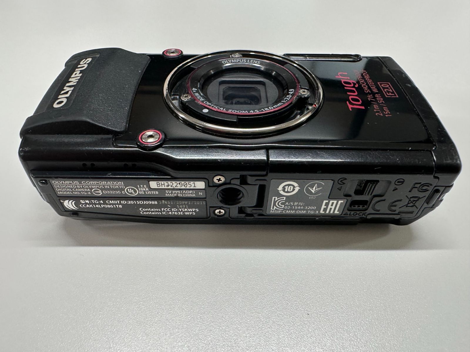 中古】【ジャンク品】オリンパス OLYMPUS STYLUS TG-4 Tough [レッド