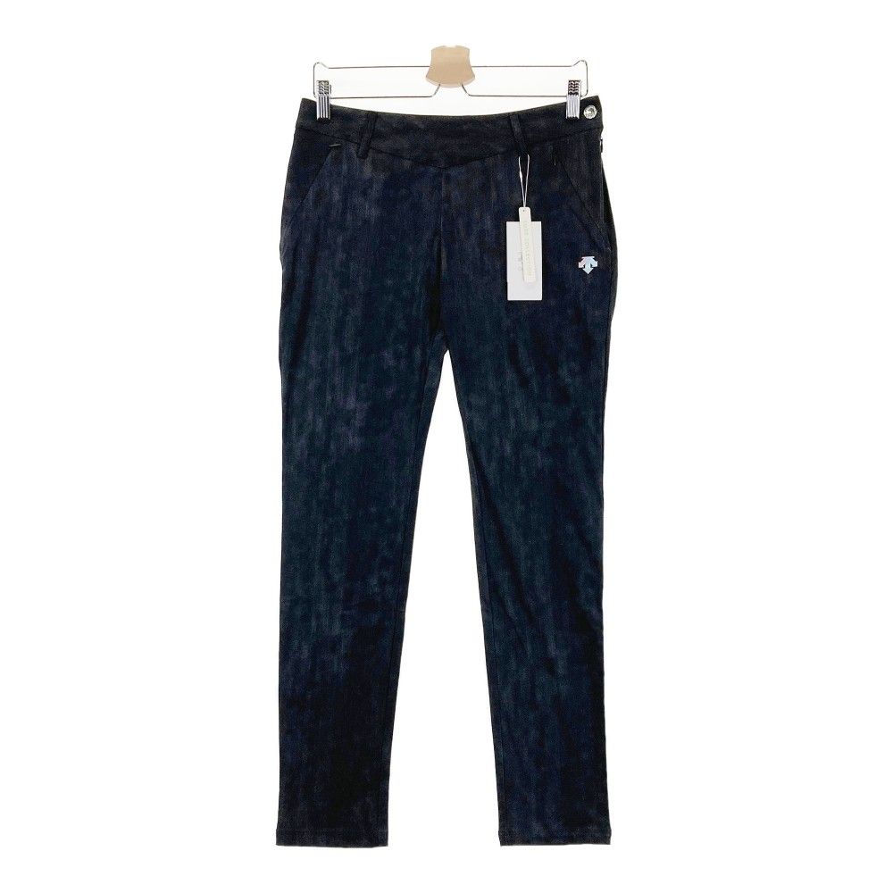 サイズ：L DESCENTE GOLF デサントゴルフ ; LUXE ストレッチパンツ 総柄 ブラック系 [240101389643] ゴルフウェア レディース ストスト サイズ：L DESCENTE GOLF デサントゴルフ ; LUXE ストレッチ
