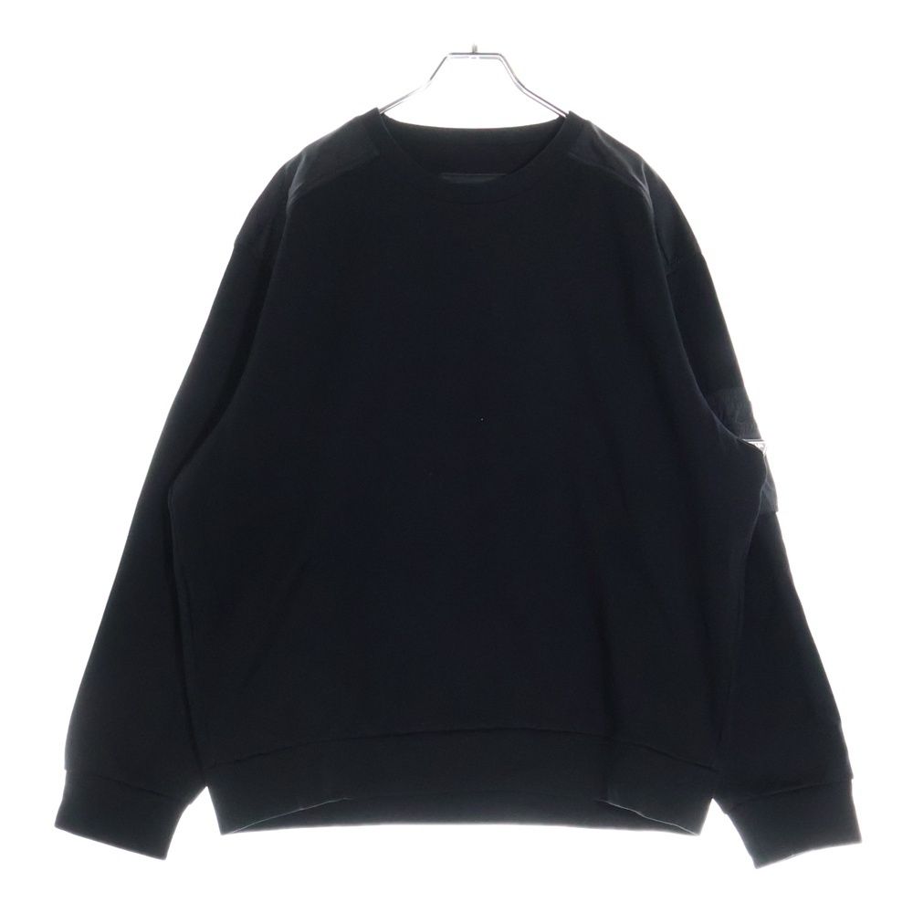 PRADA (プラダ) Re Nylon Sweatshirt ナイロン切替 クルーネック