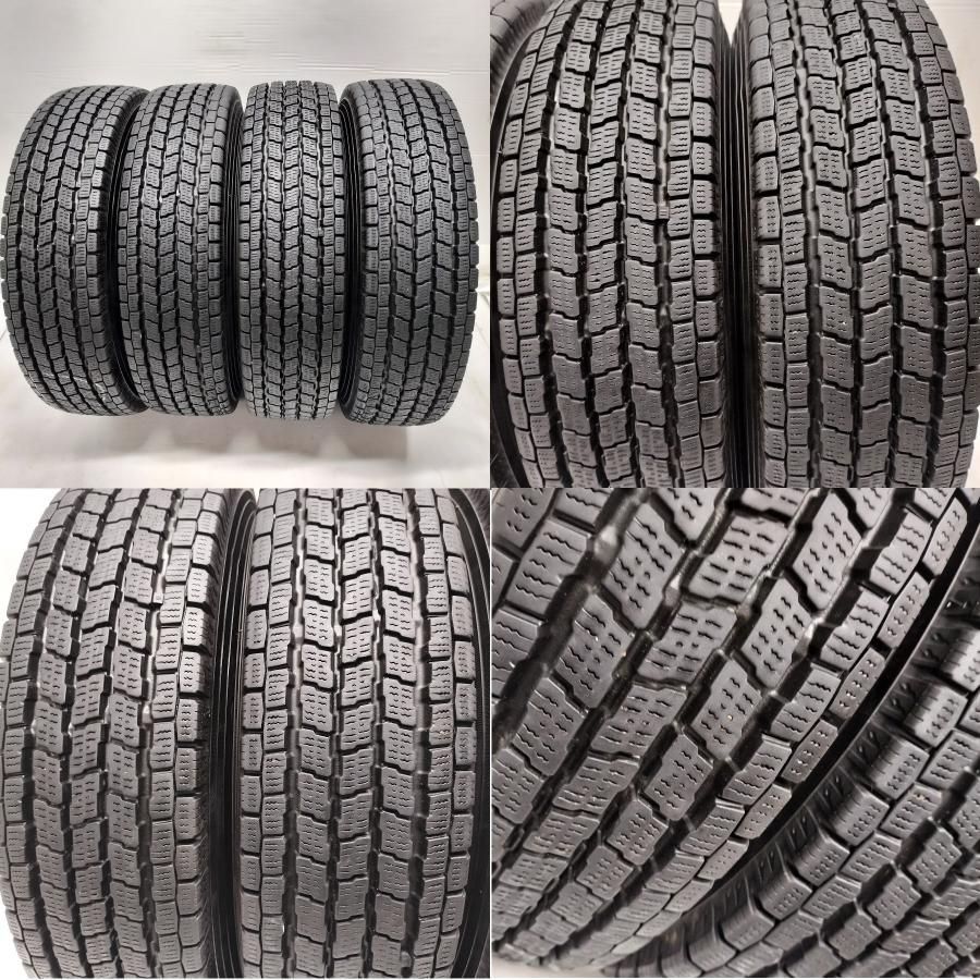 ◆本州 四国は送料無料◆ スタッドレス - ホイール 4本 145|80R12 LT ヨコハマタイヤ 12x4.00B ダイハツ 純正 4H -100 ダイハツの軽トラに FFCRYSTALESIA_COM