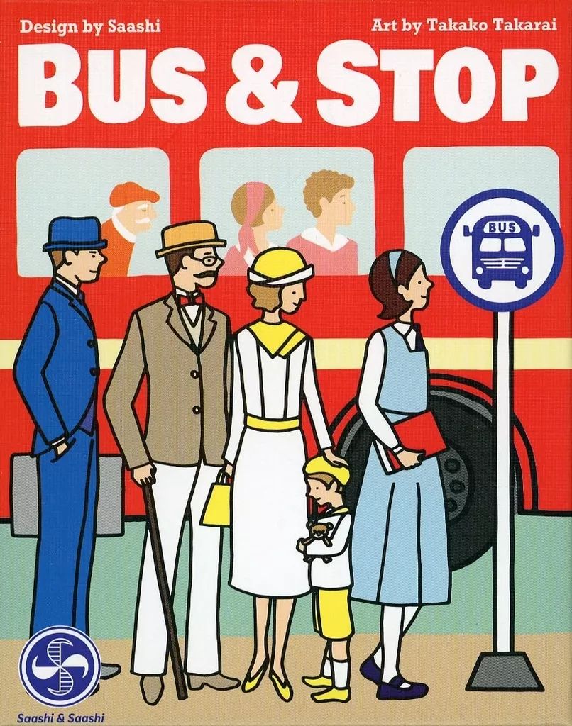 [Used] Board Game Bus & Stop Multilingual Version (BUS & STOP)