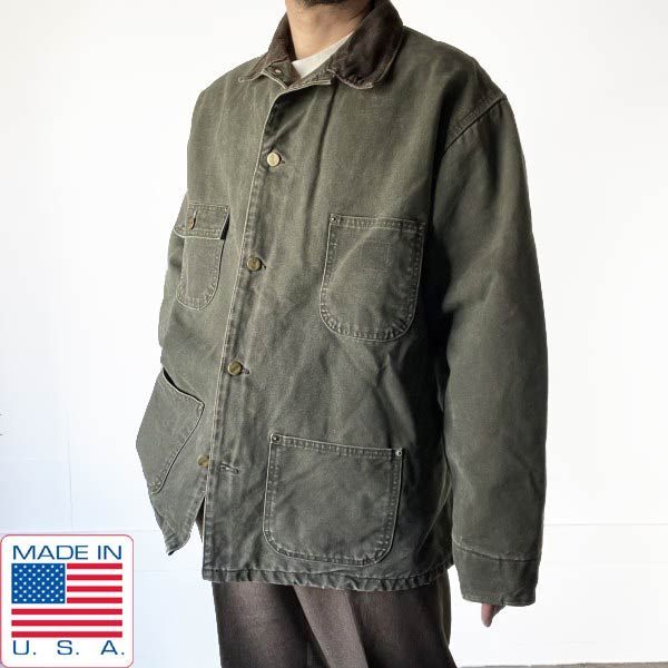 Carhartt C02 00s カーハート MOS USA製 ミシガン L ダック ミシガン
