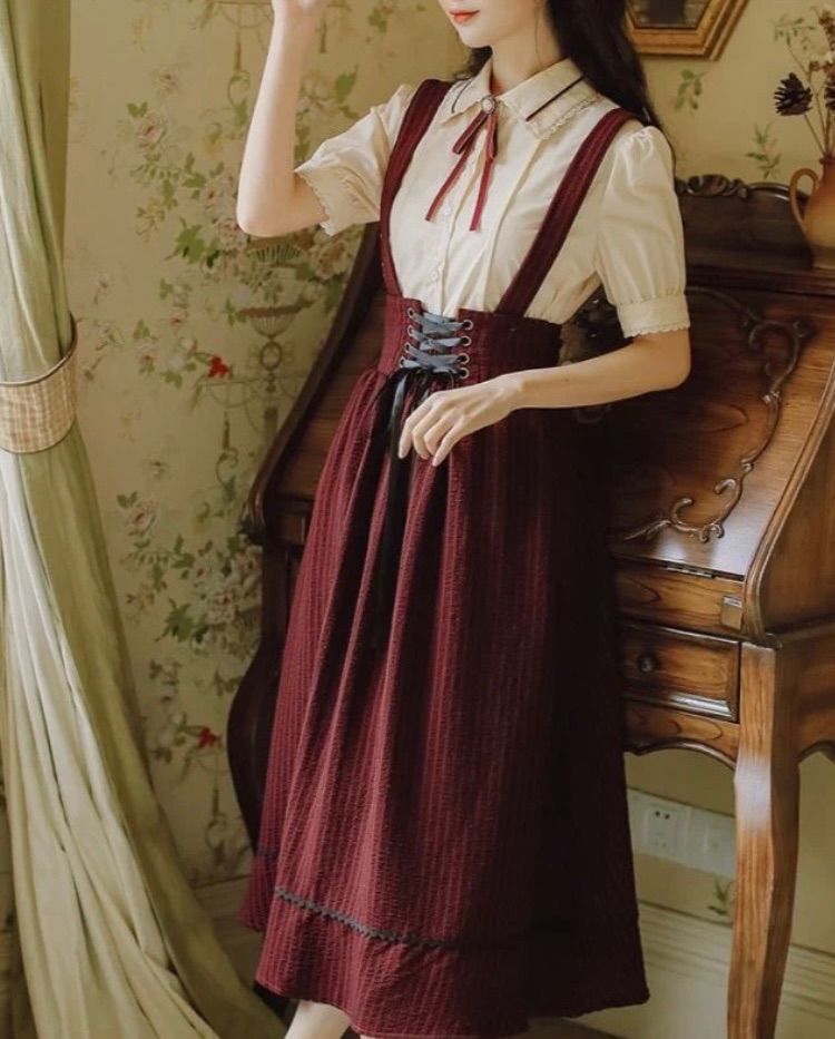 プランテーション plantation ウール100%ワンピース 柄物