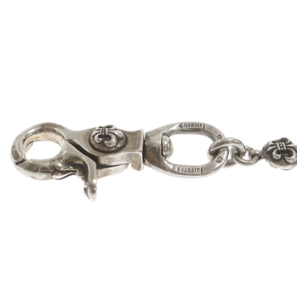 CHROME HEARTS (クロムハーツ) 2BALL LONG-S 1クリップロング #2 BSフレアボール ウォレットチェーン オールド シルバー