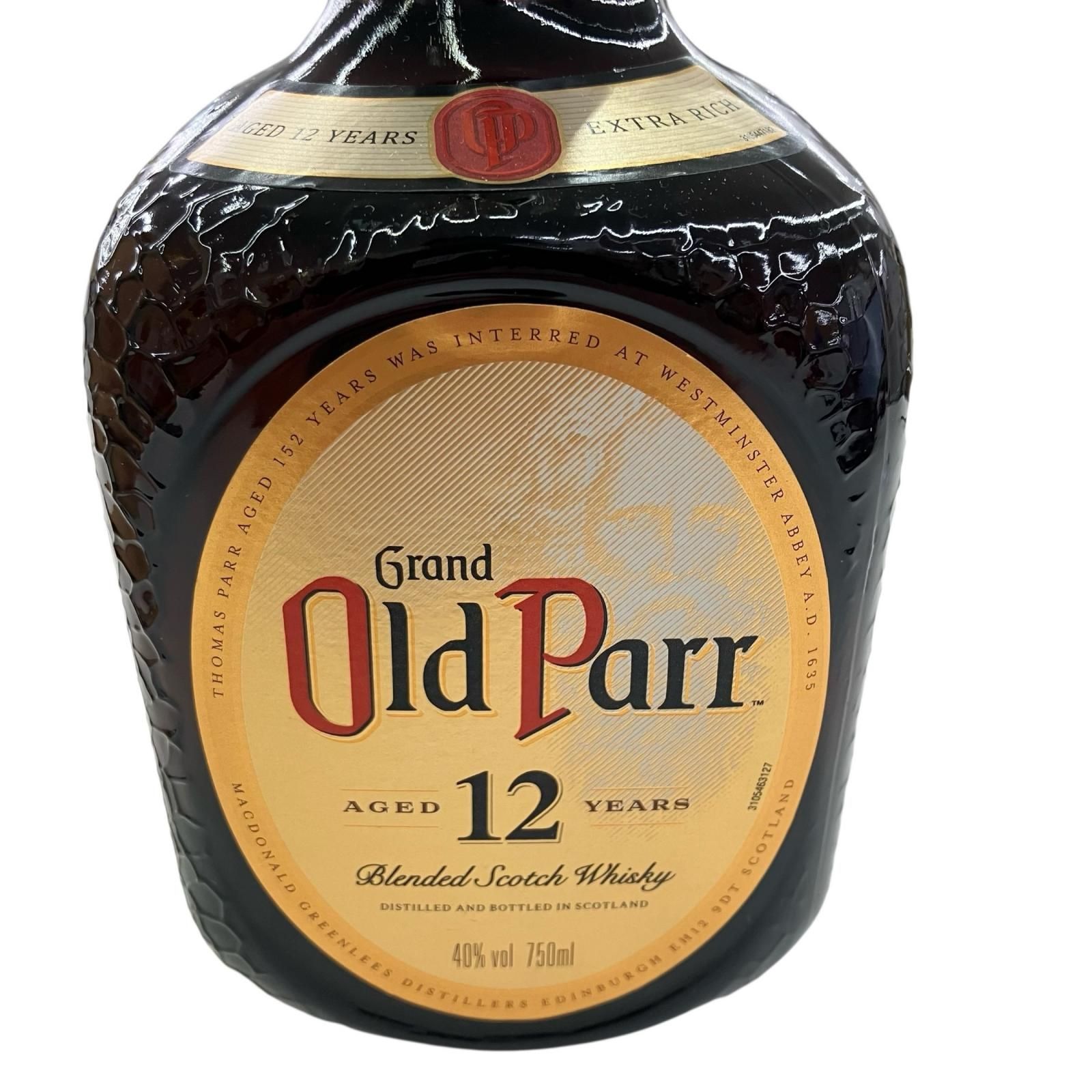 186000 Grand Old Parr グランドオールドパー 12年 [231229HM140117]