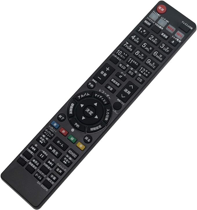 PerFascin 代用リモコン replace for シャープ アクオス SHARP AQUOS ブルーレイ リモコン GA955PA  GA684PA BD-HDW73 BD-HDW75 BD-HDW80 BDHDW73 BDHDW75 B ::52483 アイの店 メルカリ