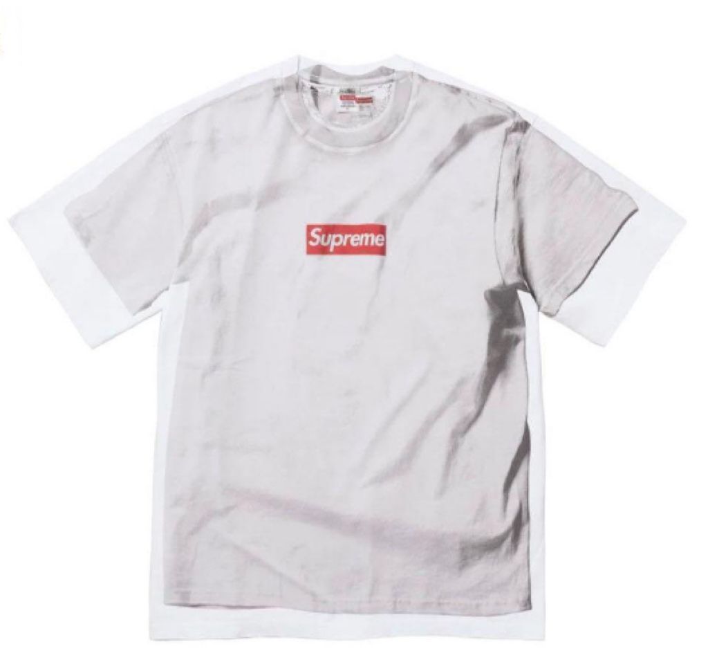 SUPREME (シュプリーム) 24SS ×MM6 Maison Margiela Box Logo Tee 半袖Tシャツ ホワイト