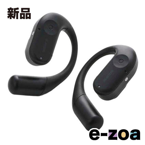 ELECOM エレコム Bluetoothイヤホン 完全ワイヤレス オープンイヤー型 IPX5 ブラック LBT-OWS02BK 2661481