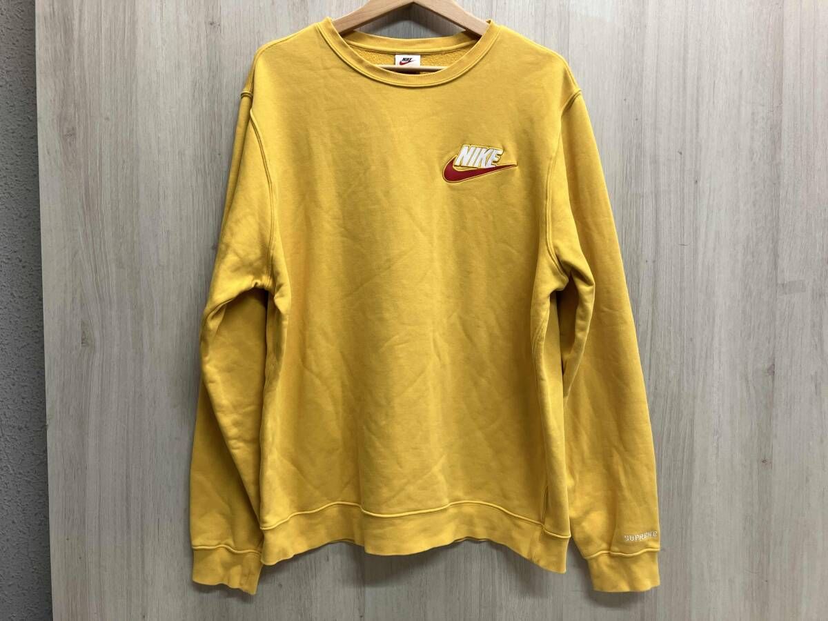 Supreme シュプリーム NIKEコラボ イエロー スウェット トレーナー サイズ M 通年