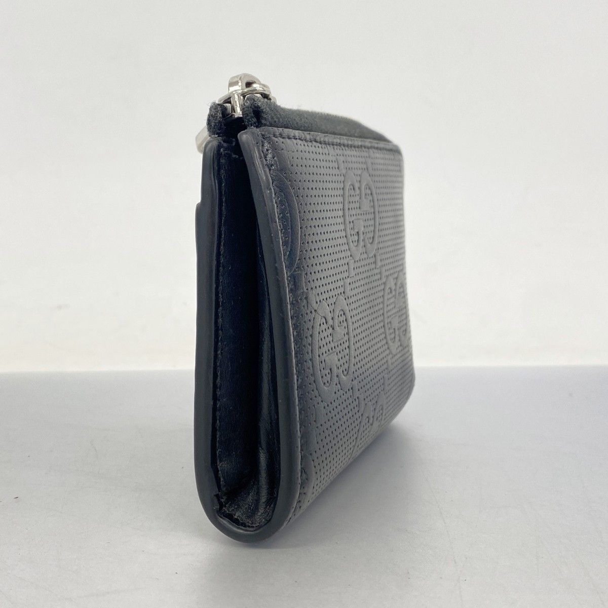グッチ レザー 657571 GGエンボス コインケース GUCCI 美品 グッチ GGエンボス 657571 レザー コインケース イエロー