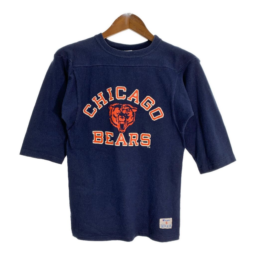80年代 USA製 Champion チャンピオン NFL シカゴ・ベアーズ フットボールＴシャツ プロチーム アメフト(メンズ SMALL) 古着 T2556