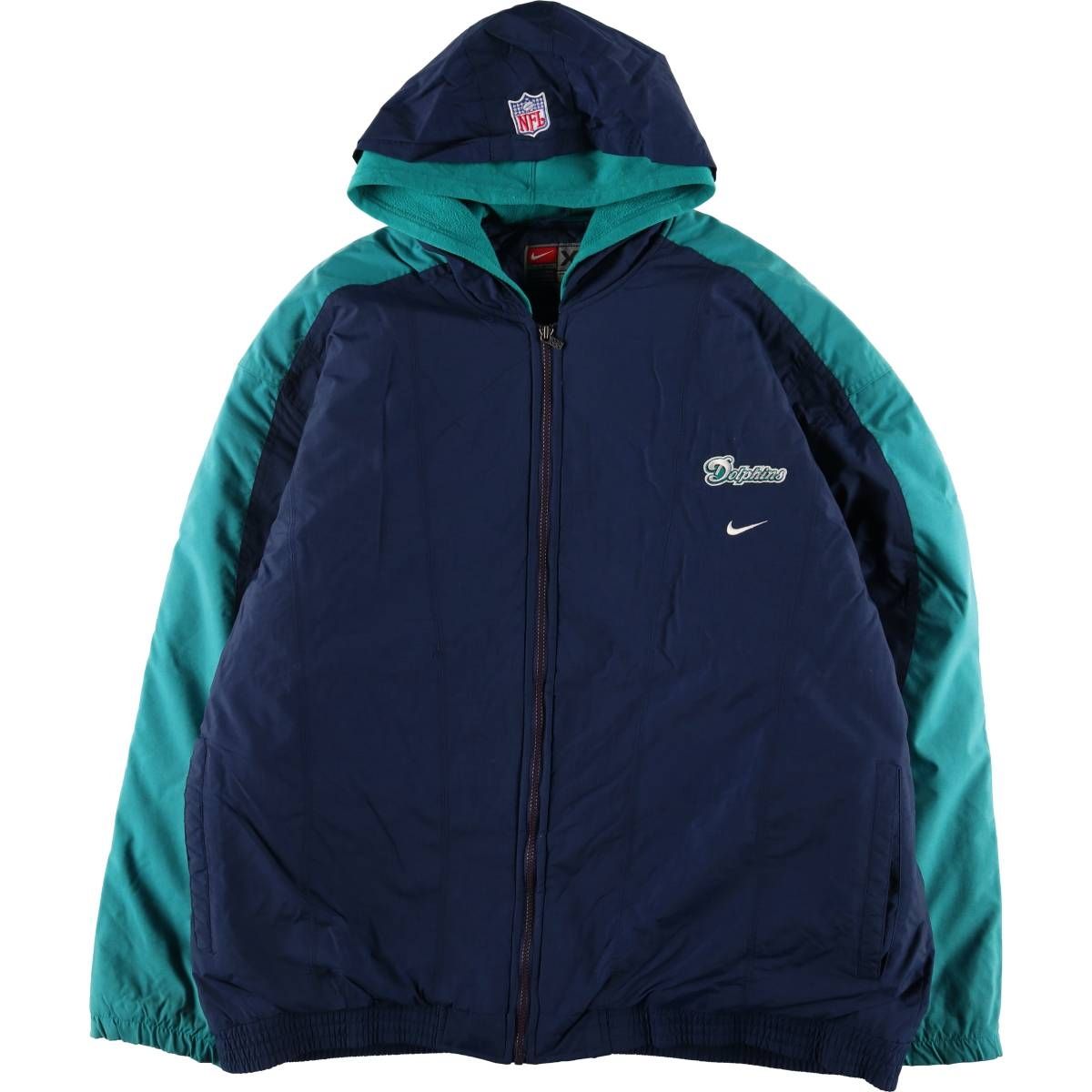 NFL Miami Dolphins マイアミドルフィンズ 中綿ジャケット 古着 00年代