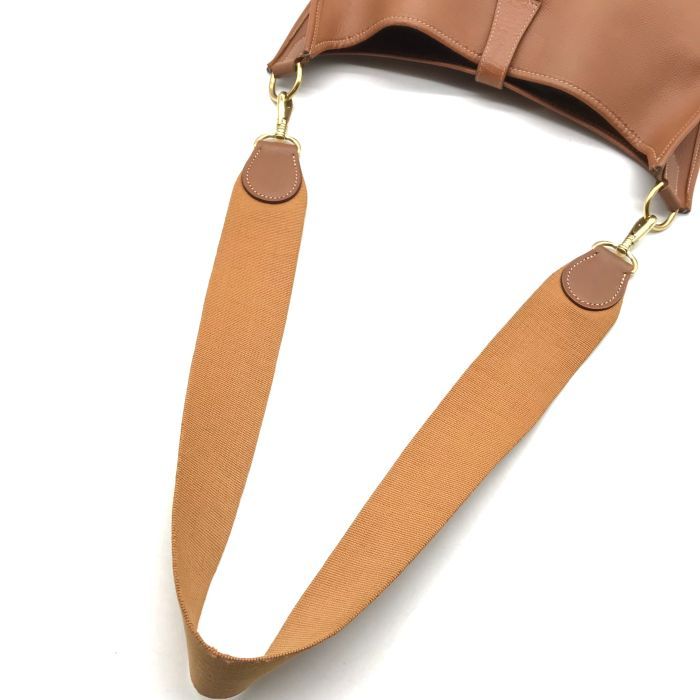 美品 HERMES エルメス エヴリン I ゴールド金具 ショルダー バッグ 斜め掛け ブラウン 刻印あり レディース ユニセックス db8 HERMES - 美品 HERMES エルメス エヴリン I ゴールド金具 ショルダー