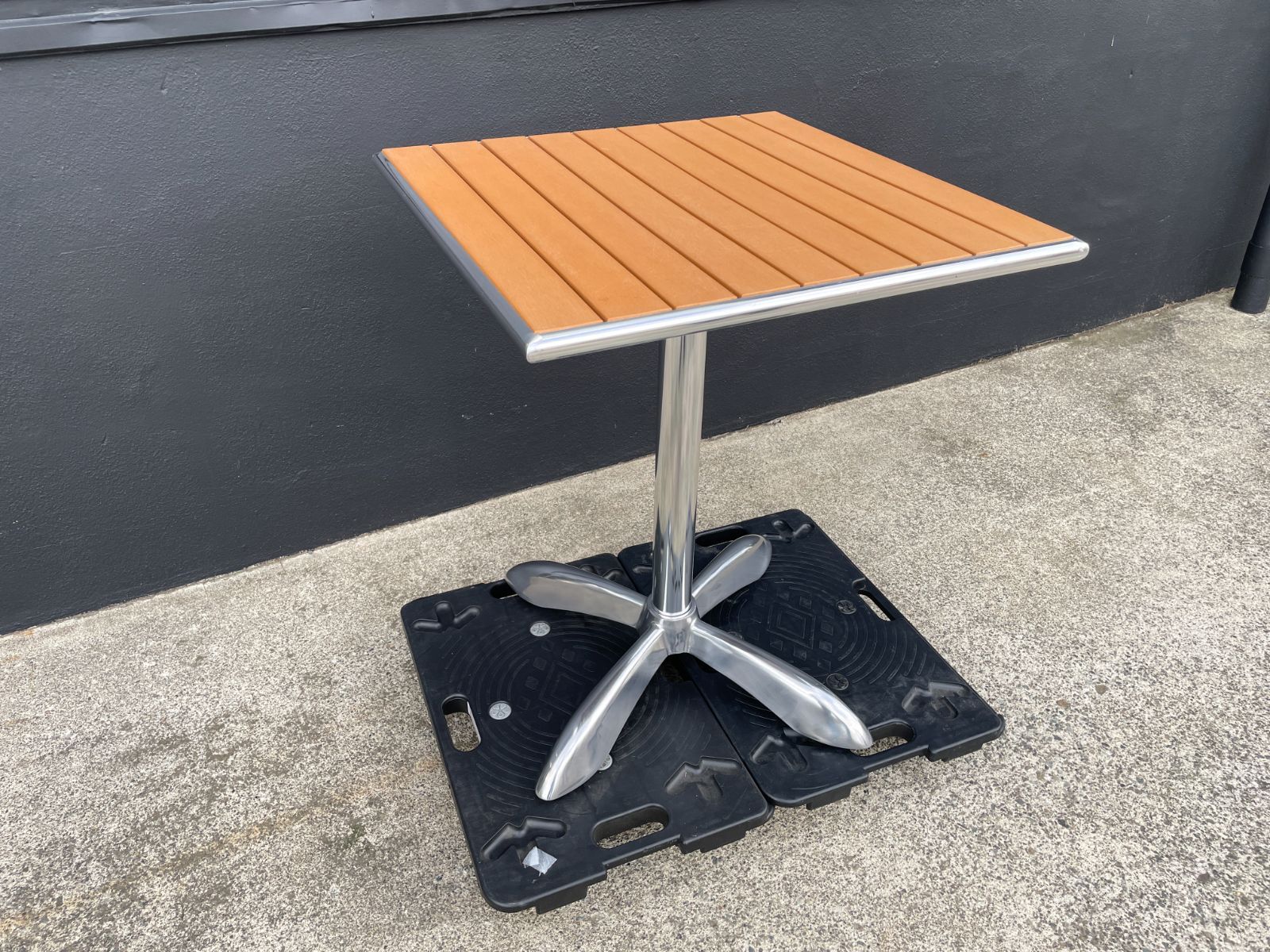 DULTON ダルトン アルミニウム製 カフェテーブル コーナー サイド ブラウン