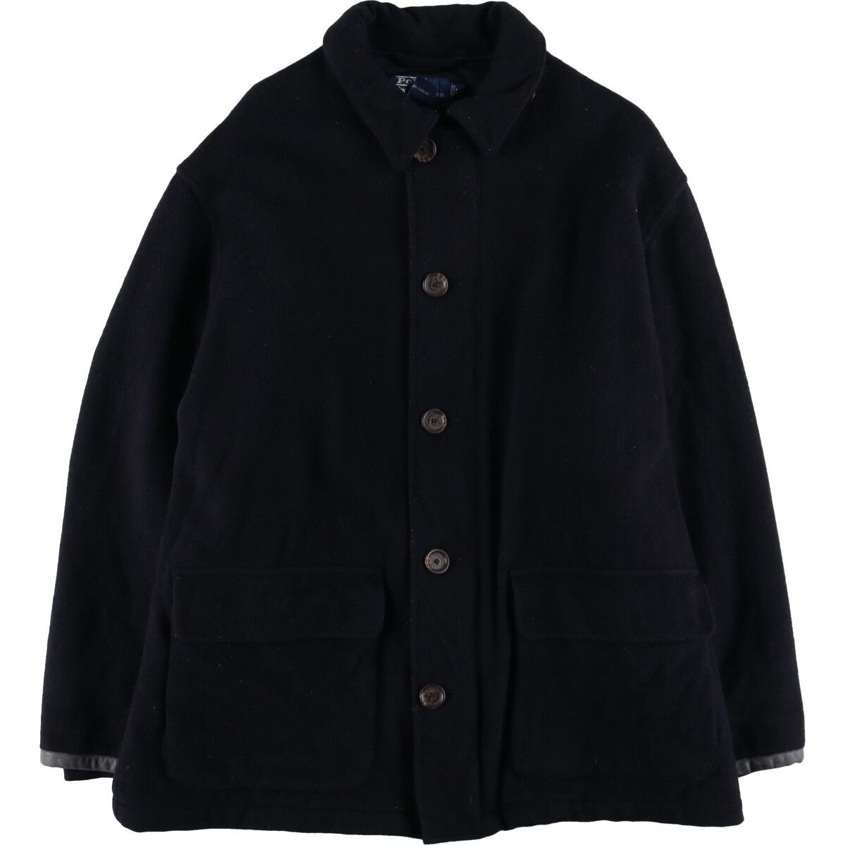 古着 ラルフローレン Ralph Lauren POLO by Ralph Lauren ウールハーフコート メンズL相当/evb009726