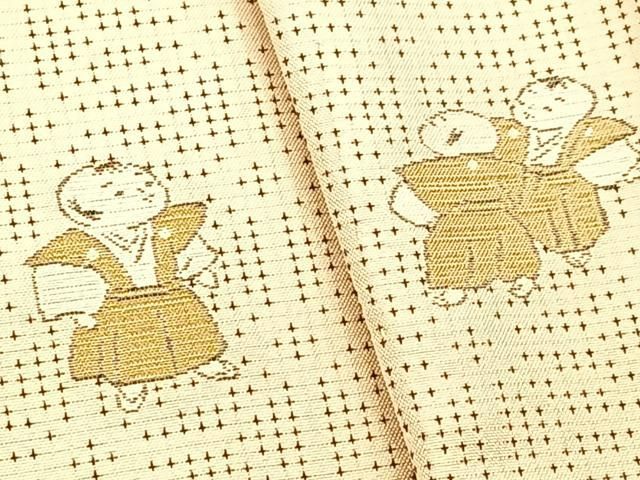 平和屋着物▽上質な紬 単衣 人物麻の葉文 正絹 逸品 BAAS8135yc - メルカリ 