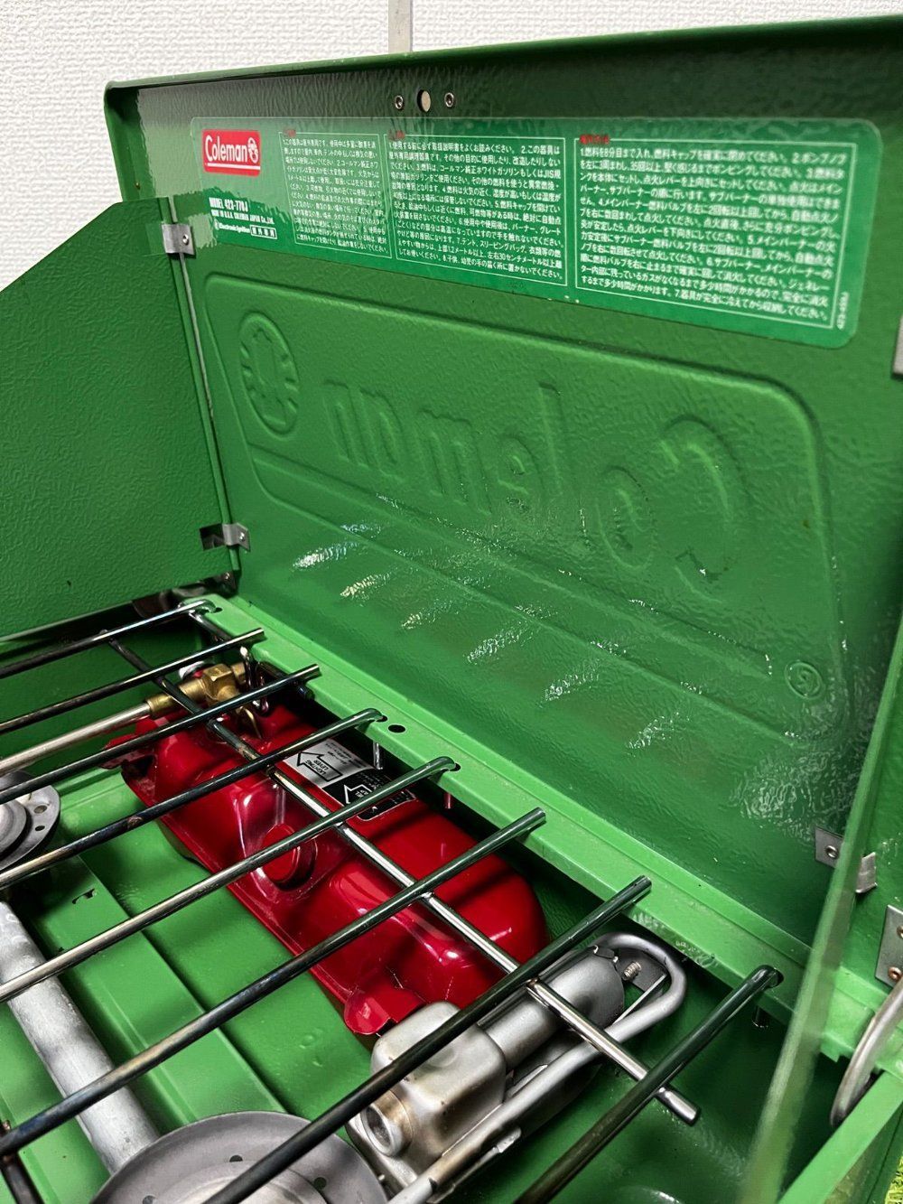 Coleman - ユーカリ　希少コールマン ツーバーナー 423-770J 202010131943222.JPG