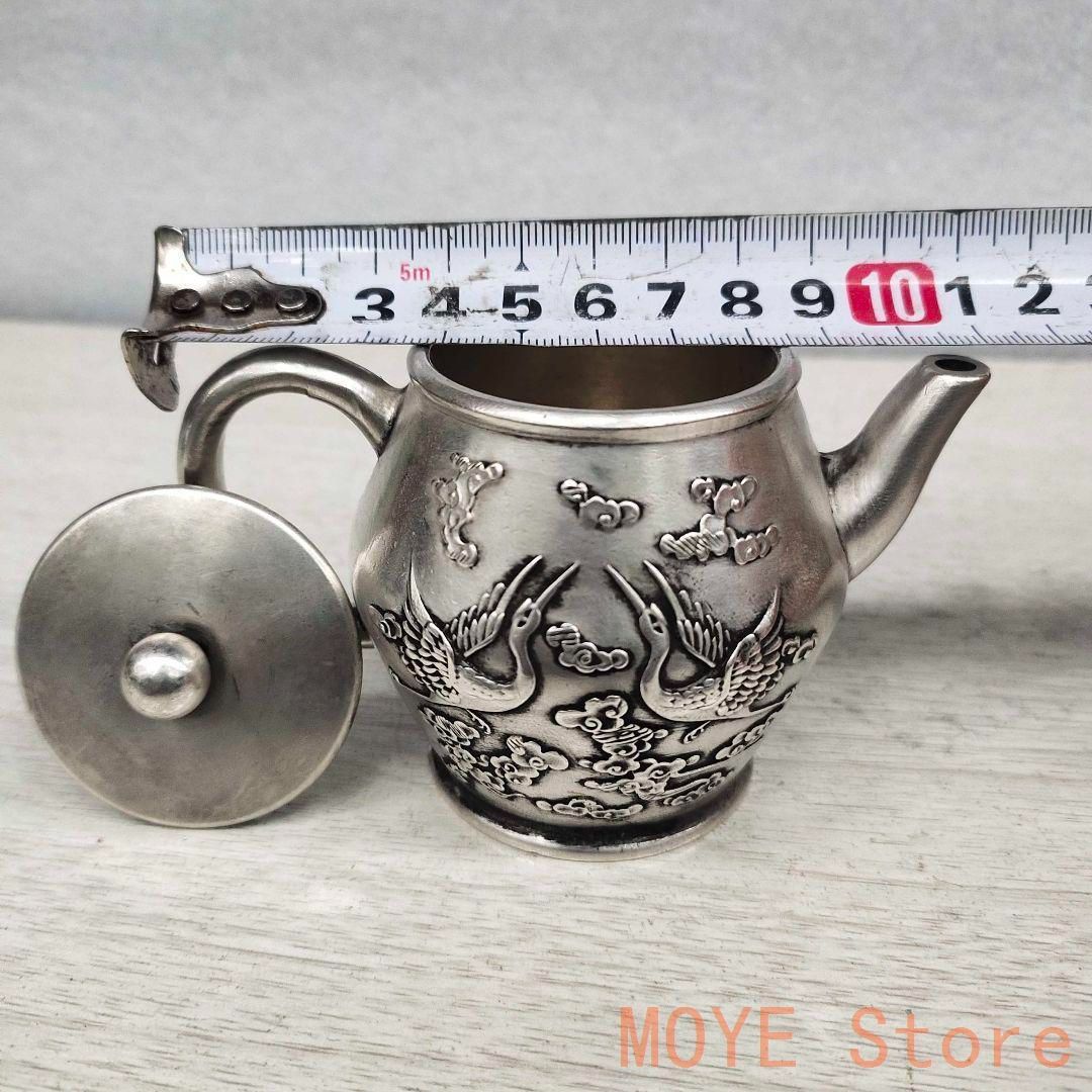 銅器 仙鶴銚子茶壺 茶道具 煎茶器 装飾品 工芸品 置物 銅器 仙鶴銚子茶壺 茶道具 煎茶器 装飾品 工芸品 置物 - メルカリ