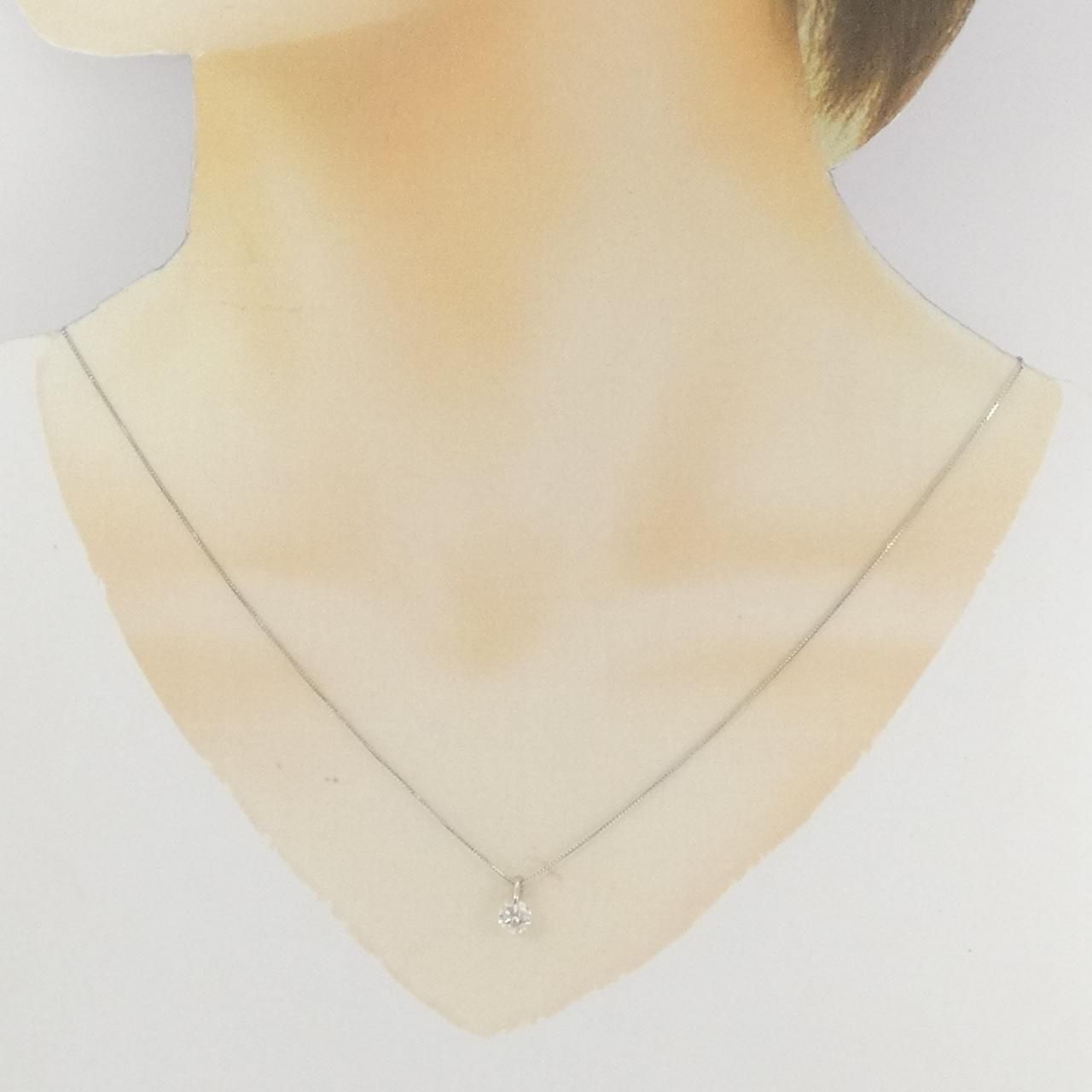 PT900/PT850 ダイヤモンド ネックレス 0.596CT - メルカリ 