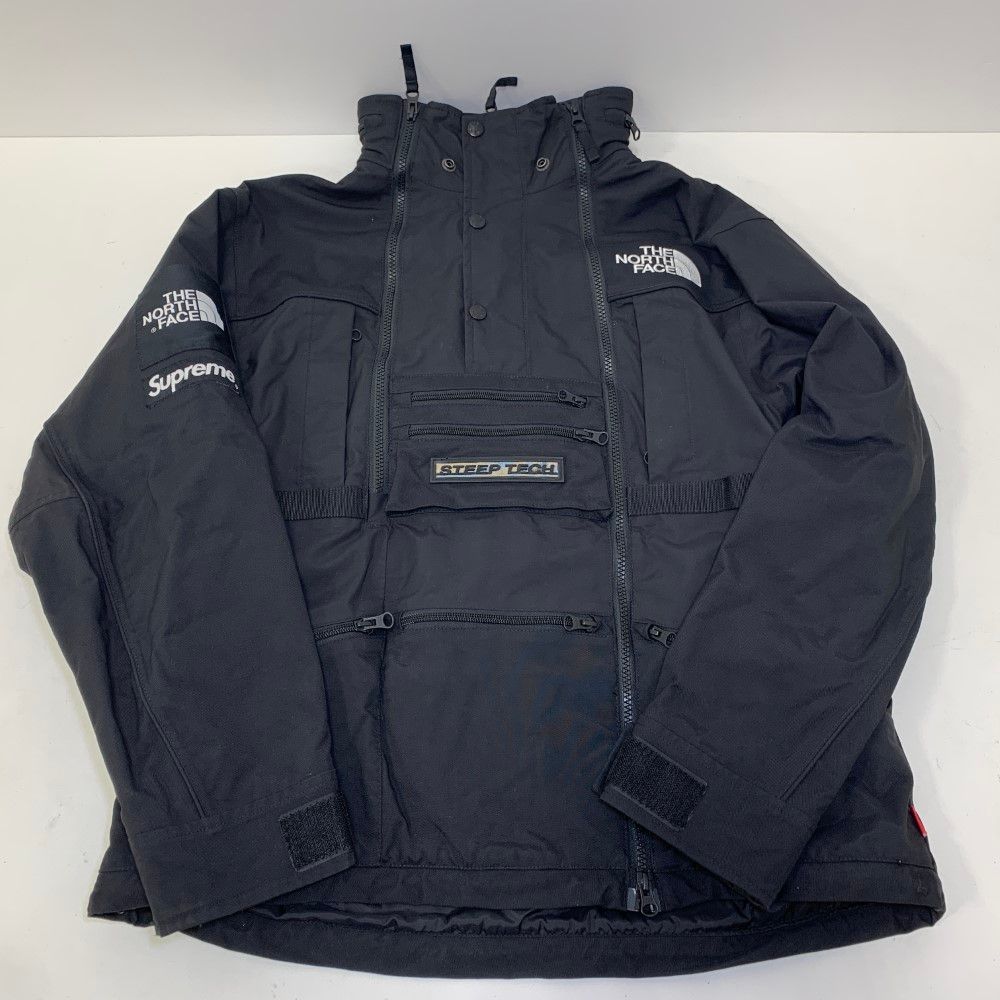 07w6577 SUPREME 16SS×THE NORTH FACE ザノースフェイス Steep Tech Hooded Jacket  NP01601I スティープテックフーデッドジャケット マウンテンパーカー ブラック 古着 シュプリーム S【中古品】 - メルカリ