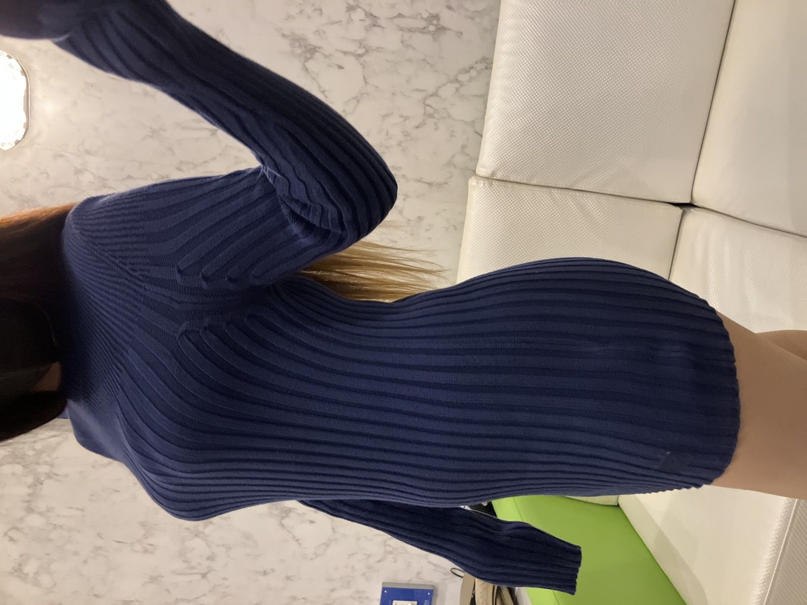 フォロー割5% ARMANI エンポリオアルマーニ ニット ワンピース ミニ 丈
