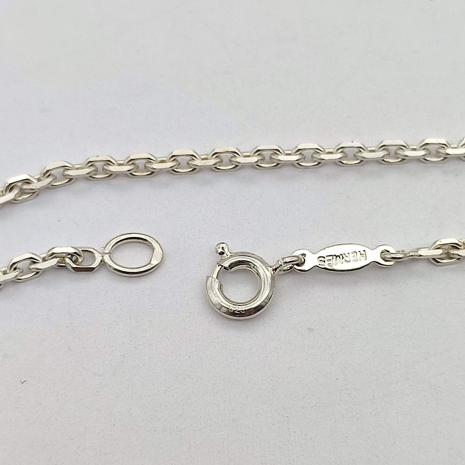 美品】HERMES エルメス チェーンネックレス シルバー925 50