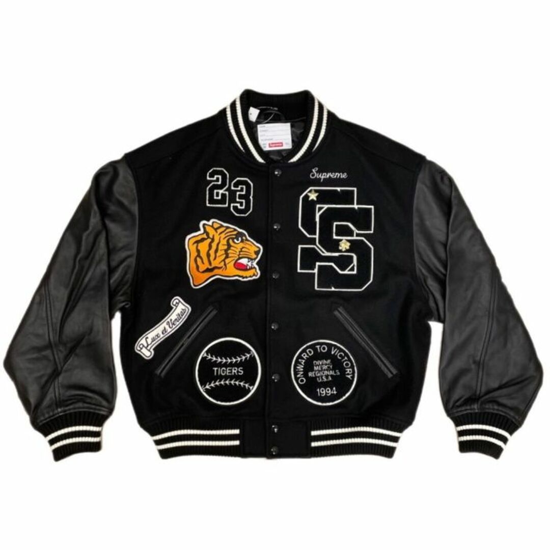 Supreme Tiger Varsity Jacket Black Sサイズ - リセラー - メルカリ