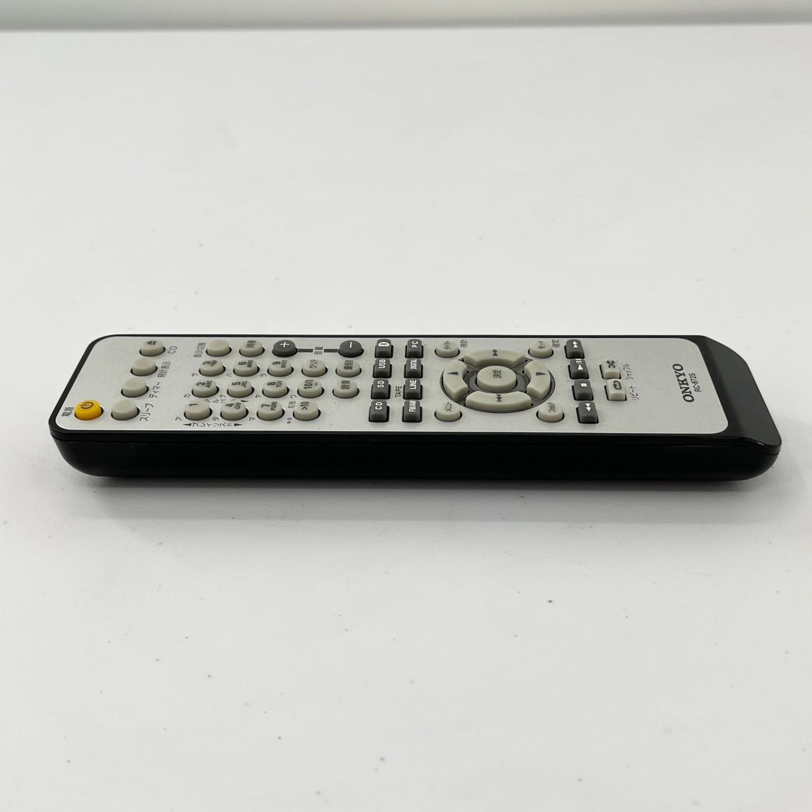 ONKYO オンキョー RC‑872S リモコン 中古良品 目立った傷や汚れ